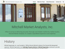 Tablet Screenshot of mitchellmarketanalysts.com